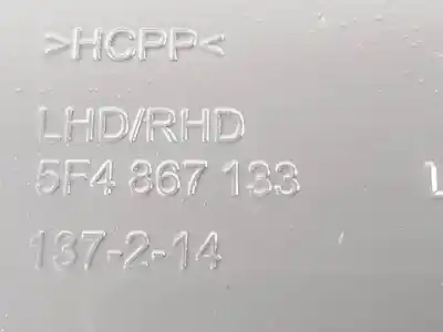 Автозапчастина б/у обкітка задніх лівіх дверей для seat leon (5f1) cze посилання на oem iam 5f4867133  