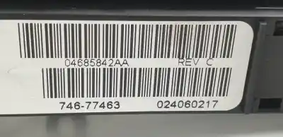 Peça sobressalente para automóvel em segunda mão interruptor 4 piscas - emergência por chrysler voyager (rg) d-vm47c referências oem iam 74677463  
