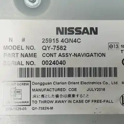 Second-hand car spare part electronic module for infiniti q30 651930 oem iam references 259154gn4c  