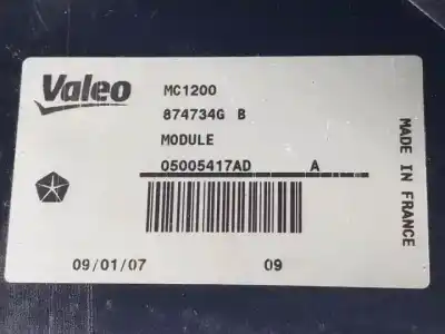 Автозапчасти б/у электрический вентилятор за chrysler voyager (rg) d-vm47c ссылки oem iam 874734g  
