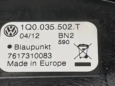 Автозапчастина б/у антена база для vw eos (1f7, 1f8) 2.0 tdi посилання на oem iam 1q0035502t  1q0035540g