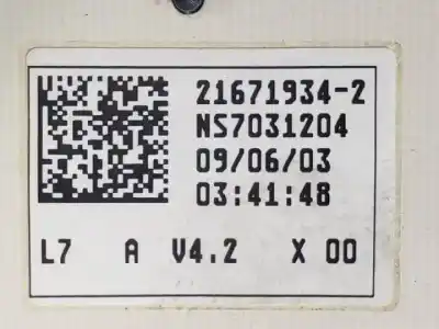 Second-hand car spare part dashboard for renault clio ii fase ii (b/cb0) d7f726 oem iam references 8200261119  