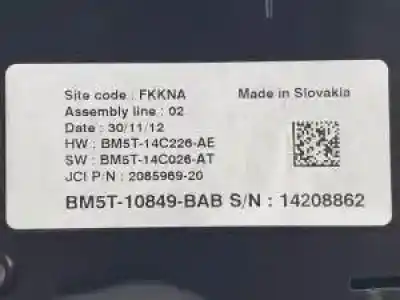 Peça sobressalente para automóvel em segunda mão quadrante por ford grand c-max (cb7) m1da referências oem iam bm5t14c226ae  