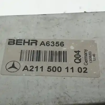 Gebrauchtes Autoersatzteil zwischenkühler zum mercedes clase e (w211) familiar 320 t cdi (211.226) oem-iam-referenzen a2115001102  