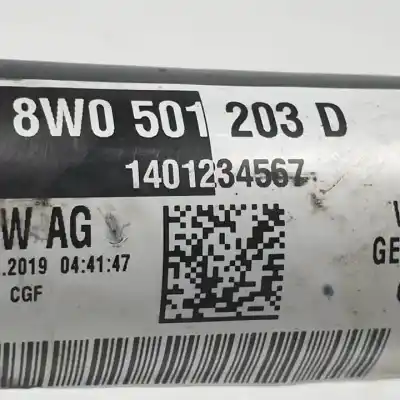 Автозапчастина б/у трансмісія задня ліва для audi a5 cabriolet (f57) cymc посилання на oem iam 8w0501203d  