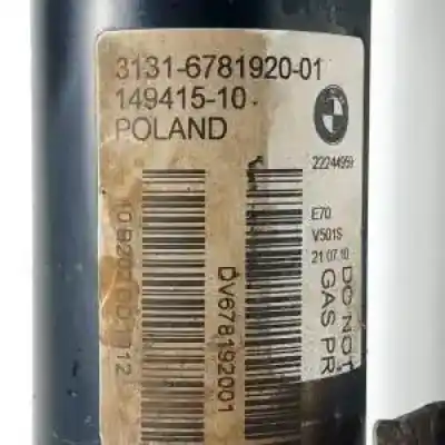 Peça sobressalente para automóvel em segunda mão amortecedor dianteiro esquerdo por bmw x5 (e70) n57d30a referências oem iam 3131678192001  22244959