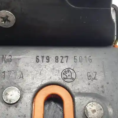 Автозапчасти б/у замок багажника/ворот за skoda fabia familiar (6y5) atd ссылки oem iam 6y98275016  