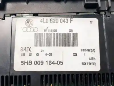 Автозапчастина б/у клімат-контроль для audi q7 (4l) bhk посилання на oem iam 4l0820043f  