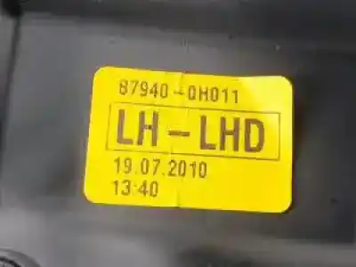 Peça sobressalente para automóvel em segunda mão espelho retrovisor esquerdo por citroen c1 g1kr referências oem iam 879400h011  