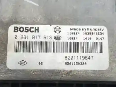 Second-hand car spare part ecu engine control for renault laguna iii m9r814 oem iam references 8201119647  8201150339