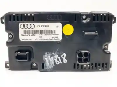 Second-hand car spare part multifunction display for audi a6 avant (4f5) bpp oem iam references 4f0919603  