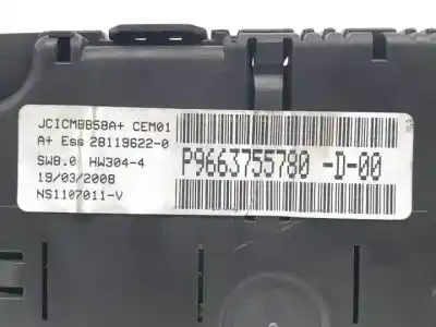 Peça sobressalente para automóvel em segunda mão quadrante por citroen c4 picasso i monospace (ud_) 2.0 hdi 138 referências oem iam p9663755780  