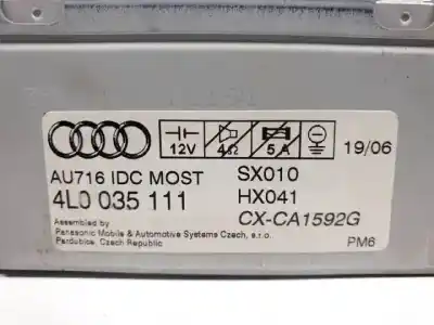 Second-hand car spare part audio system / radio cd for audi q7 (4l) bug oem iam references 4l0035111  