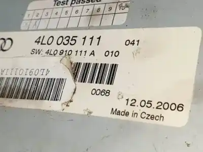 Second-hand car spare part audio system / radio cd for audi q7 (4l) bug oem iam references 4l0035111  