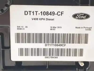 Автозапчастина б/у панель інструментів для ford transit connect (chc) ubga посилання на oem iam dt1t10849cf  