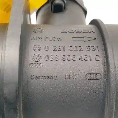 Second-hand car spare part flowmeter for seat leon (1m1) d-asv oem iam references 038906461b  