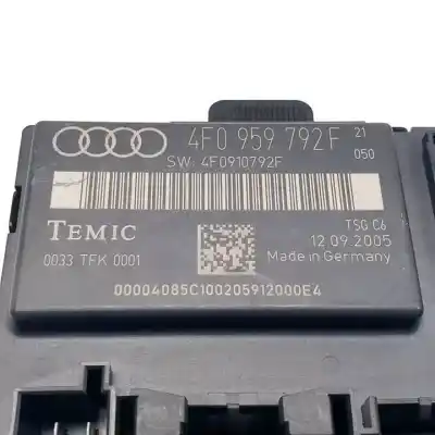 Автозапчастина б/у електронний модуль для audi a6 avant (4f5) bpp посилання на oem iam 4f0959792f  