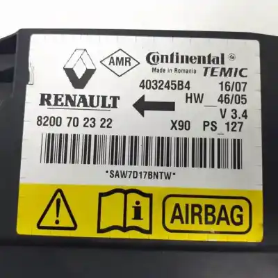 Автозапчасти б/у блок управления подушками безопасности за dacia logan 1 express k9k792 ссылки oem iam 403245b4  