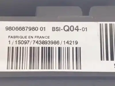 Автозапчасти б/у блок реле/предохранителей за citroen c4 picasso ii 1.6 hdi / bluehdi 115 ссылки oem iam 98066879801  s180204004b