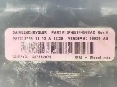 Автозапчасти б/у блок реле/предохранителей за jeep compass (mk) d byl + serial ссылки oem iam 05144580ac  