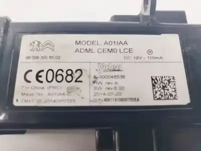 Автозапчастина б/у протикрадійний пристрій для citroen c4 picasso ii 1.6 hdi / bluehdi 115 посилання на oem iam 980063008002  