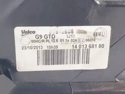 Second-hand car spare part left headlight for fiat ii scudo (272) combi rhh oem iam references 1401368180  89902605