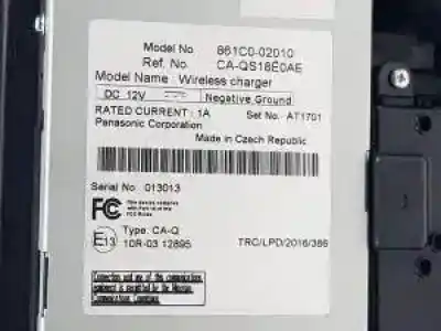 Second-hand car spare part electronic module for toyota corolla (e21) 2zrfxe oem iam references 861c002010  