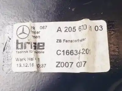 Автозапчастина б/у регулятор склона задній лівий для mercedes-benz clase c cabrio (bm 205) 651921 посилання на oem iam a2056700103  