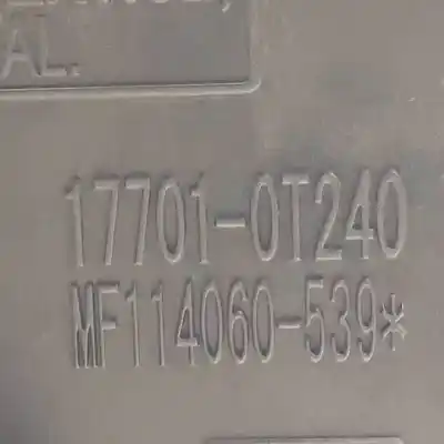 Peça sobressalente para automóvel em segunda mão filtro de ar por toyota corolla (e21) 2zrfxe referências oem iam 177010t240  