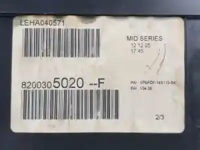 Peça sobressalente para automóvel em segunda mão quadrante por renault clio iii k9k764 referências oem iam 8200305020f  