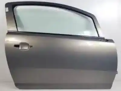 Peça sobressalente para automóvel em segunda mão porta dianteira direita por opel corsa d a12xer referências oem iam   