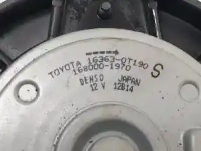Peça sobressalente para automóvel em segunda mão termoventilador elétrico por toyota corolla (e21) 2zrfxe referências oem iam 163630t190  