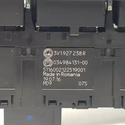 Second-hand car spare part switch for skoda superb (3v3) crlb oem iam references 3v1927238r  