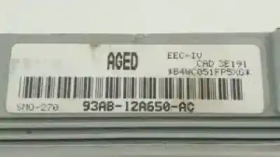 Second-hand car spare part ecu engine control for ford escort cabrio l1e oem iam references 93ab12a650ac  
