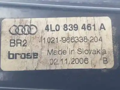 Автозапчасти б/у регулятор стекла заднего левого за audi q7 (4l) bhk ссылки oem iam 4l0839461a  