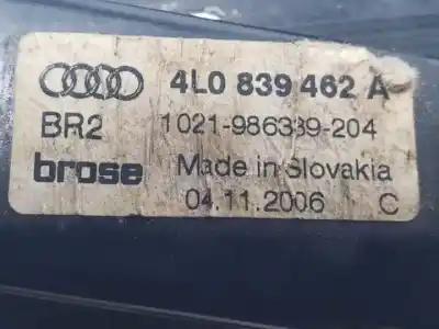 Автозапчастина б/у регулятор скла заднього правого для audi q7 (4l) bhk посилання на oem iam 4l0839462a  