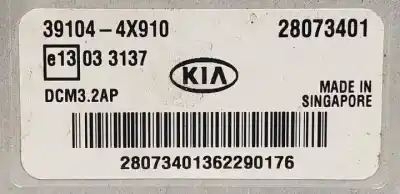Second-hand car spare part ecu engine control for kia carnival d/j3 oem iam references 391044x910  