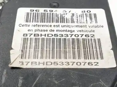 Pezzo di ricambio per auto di seconda mano abs per peugeot 307 break / sw (s1) 9hz(dv6ted4) riferimenti oem iam 9649988280  0265800395