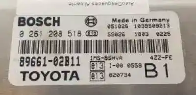 Second-hand car spare part ecu engine control for toyota corolla (e12) 4zzfe oem iam references 0261208518  