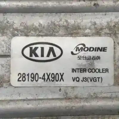 Peça sobressalente para automóvel em segunda mão intercooler por kia carnival d/j3 referências oem iam 281904x90x  