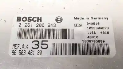 Second-hand car spare part ecu engine control for peugeot 307 break / sw (s1) nfu oem iam references 0261206943  9650346180