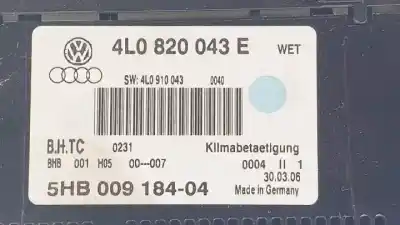 Second-hand car spare part climate control for audi q7 (4l) bug oem iam references 4l0820043e  