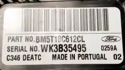 Peça sobressalente para automóvel em segunda mão comando de sofagem (chauffage / ar condicionado) por ford focus lim. (cb8) m2da referências oem iam bm5t18c612cl  