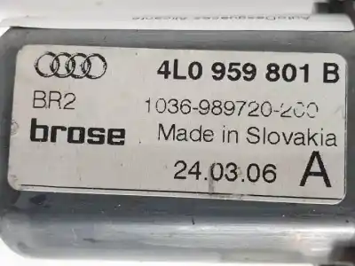 Second-hand car spare part left front window motor for audi q7 (4l) bug oem iam references 4l0959801b  977273101