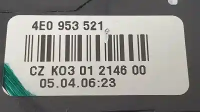 Second-hand car spare part multifunction switch for audi q7 (4l) bug oem iam references 4e0953521  