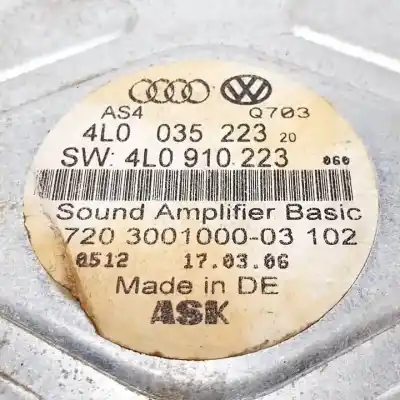 Peça sobressalente para automóvel em segunda mão módulo eletrônico por audi q7 (4l) bug referências oem iam 4l0035223  720300100003