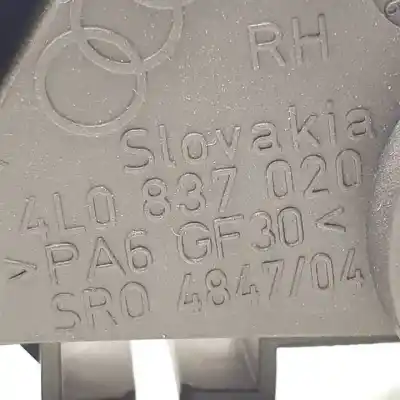 Автозапчастина б/у усередині передня права ручка для audi q7 (4l) bug посилання на oem iam 4l0837020  