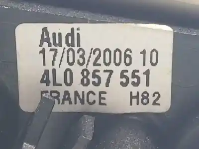 Second-hand car spare part left sunshade for audi q7 (4l) bug oem iam references 4l0857551  