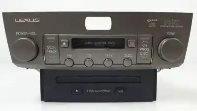 Piesă de schimb auto la mâna a doua sistem audio / cd radio casetofon pentru lexus ls430 (ucf30) 3uzfe referințe oem iam 8612050611