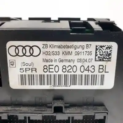 Автозапчастина б/у клімат-контроль для audi a4 cabrio (8h) bpw посилання на oem iam 8e0820043bl  